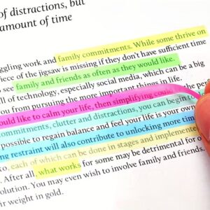 Tiras Adhesivas de Lectura y Resaltado